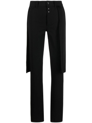 

Self-tie slim-cut trousers, MM6 Maison Margiela Self-tie slim-cut trousers