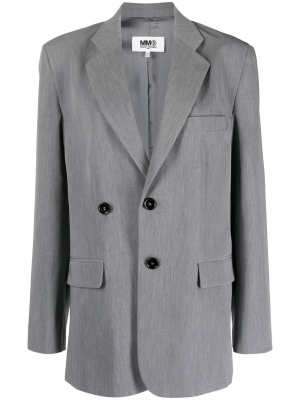 

Single-breasted boxy blazer, MM6 Maison Margiela Single-breasted boxy blazer