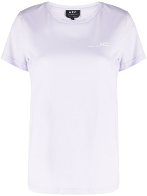 

Logo-print cotton T-shirt, A.P.C. Logo-print cotton T-shirt