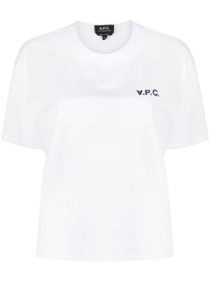 

Logo-print short-sleeve T-shirt, A.P.C. Logo-print short-sleeve T-shirt