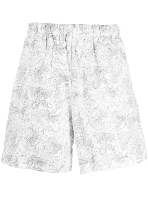 

Graphic-print high-waisted shorts, A.P.C. Graphic-print high-waisted shorts