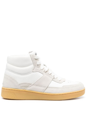 

Panelled high-top sneakers, A.P.C. Panelled high-top sneakers