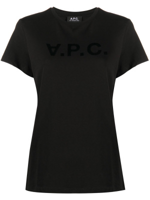

Logo-print short sleeve t-shirt, A.P.C. Logo-print short sleeve t-shirt