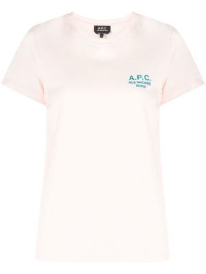 

Logo-print short-sleeved T-shirt, A.P.C. Logo-print short-sleeved T-shirt