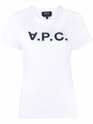 

Logo-print short-sleeve T-shirt, A.P.C. Logo-print short-sleeve T-shirt
