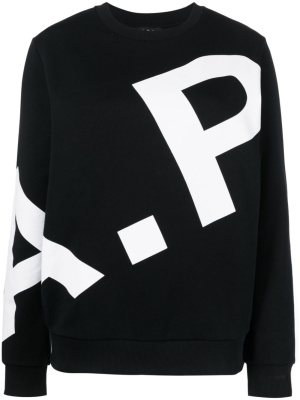 

Logo-print sweatshirt, A.P.C. Logo-print sweatshirt
