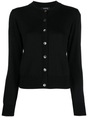 

Fine-knit long-sleeve cardigan, A.P.C. Fine-knit long-sleeve cardigan
