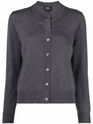 

Fine-knit long-sleeve cardigan, A.P.C. Fine-knit long-sleeve cardigan