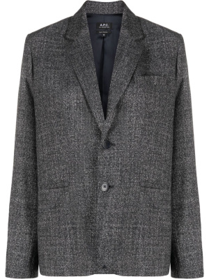 

Bouclé single-breasted blazer, A.P.C. Bouclé single-breasted blazer