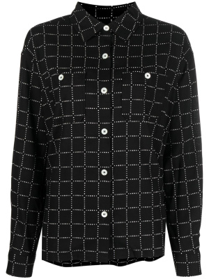 

Justine dotted-check shirt, A.P.C. Justine dotted-check shirt