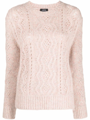 

Alissandre openwork cable-knit jumper, A.P.C. Alissandre openwork cable-knit jumper