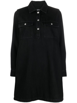 

Denim shirt dress, A.P.C. Denim shirt dress