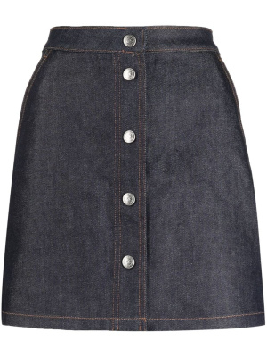 

High-waist denim miniskirt, A.P.C. High-waist denim miniskirt