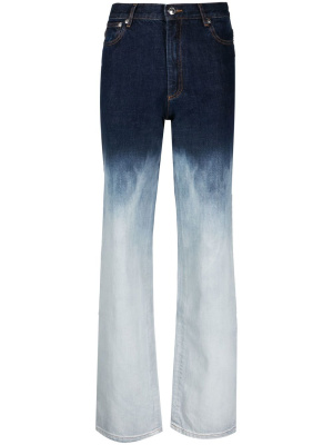 

Martin tie-dye straight-leg jeans, A.P.C. Martin tie-dye straight-leg jeans