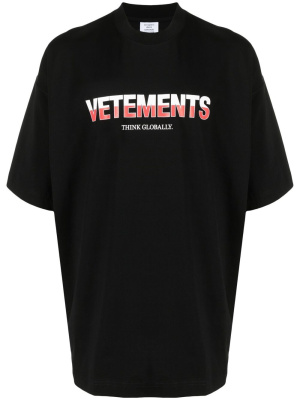 

Logo-print cotton T-shirt, VETEMENTS Logo-print cotton T-shirt