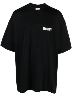 

Securite oversized T-shirt, VETEMENTS Securite oversized T-shirt
