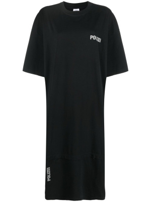 

'Polizei' long-length T-shirt, VETEMENTS 'Polizei' long-length T-shirt