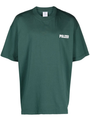 

Polizei oversized cotton T-shirt, VETEMENTS Polizei oversized cotton T-shirt