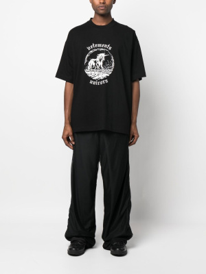 

Unicorn-print cotton T-shirt, VETEMENTS Unicorn-print cotton T-shirt