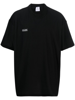 

Embroidered-logo cotton T-shirt, VETEMENTS Embroidered-logo cotton T-shirt