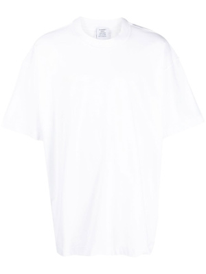 

Logo-embroidered cotton T-shirt, VETEMENTS Logo-embroidered cotton T-shirt