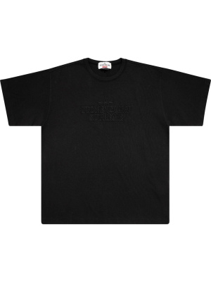 

X Stone Island embroidered logo T-shirt, Supreme X Stone Island embroidered logo T-shirt