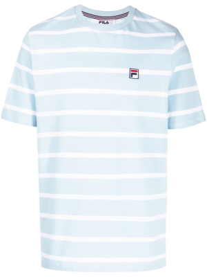 

Stripe-print cotton T-shirt, Fila Stripe-print cotton T-shirt