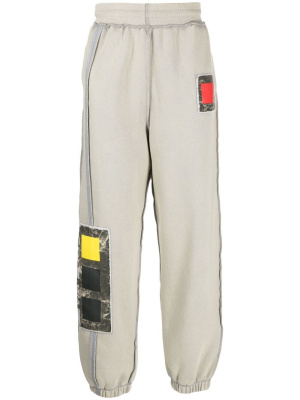 

Cubist patch embroidered track pants, A-COLD-WALL* Cubist patch embroidered track pants