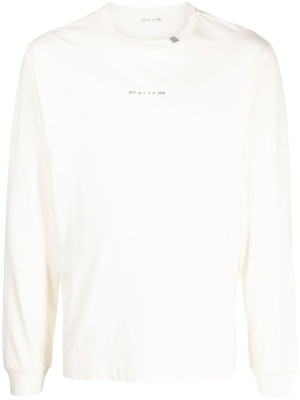 

Logo-print long-sleeve T-shirt, 1017 ALYX 9SM Logo-print long-sleeve T-shirt