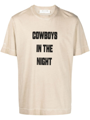 

Slogan print T-shirt, 1017 ALYX 9SM Slogan print T-shirt