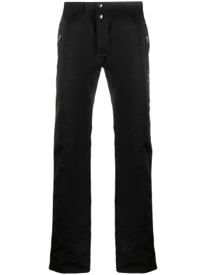

Logo-print straight-leg trousers, 1017 ALYX 9SM Logo-print straight-leg trousers