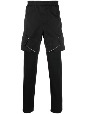 

Zip-detail layered trousers, 1017 ALYX 9SM Zip-detail layered trousers