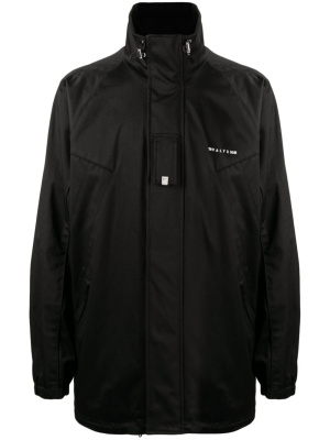

Logo-print long-sleeve jacket, 1017 ALYX 9SM Logo-print long-sleeve jacket