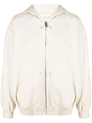 

Zip-up hooded jacket, 1017 ALYX 9SM Zip-up hooded jacket