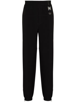 

Buckle-detail tapered track pants, 1017 ALYX 9SM Buckle-detail tapered track pants