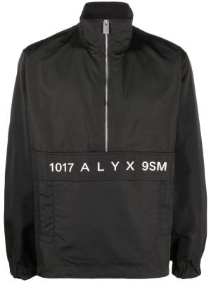

Logo-print windbreaker jacket, 1017 ALYX 9SM Logo-print windbreaker jacket