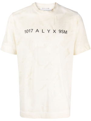 

Logo-print detail T-shirt, 1017 ALYX 9SM Logo-print detail T-shirt