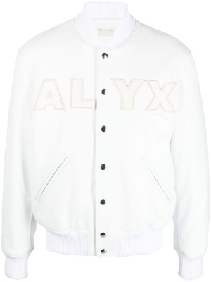 

Logo patch-detail cotton bomber, 1017 ALYX 9SM Logo patch-detail cotton bomber