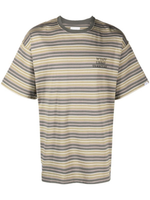

Striped cotton T-shirt, WTAPS Striped cotton T-shirt