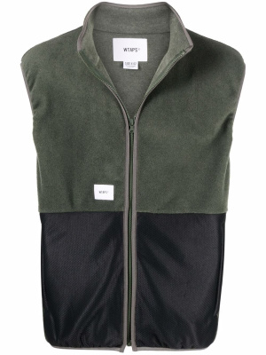 

Logo-patch two-tone gilet, WTAPS Logo-patch two-tone gilet
