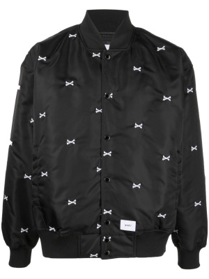 

Logo embroidered bomber jacket, WTAPS Logo embroidered bomber jacket