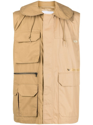 

Cargo-pocket detail vest, WTAPS Cargo-pocket detail vest