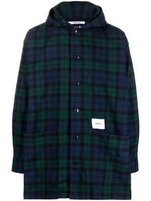 

Bout check hooded jacket, WTAPS Bout check hooded jacket