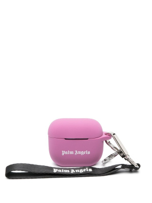 

Logo-print Airpods case, Palm Angels Logo-print Airpods case