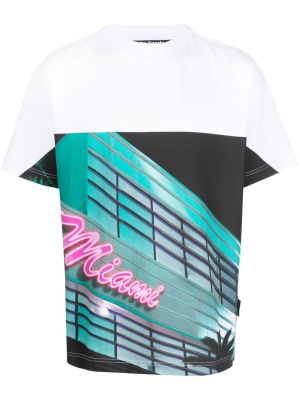 

Graphic-print cotton T-shirt, Palm Angels Graphic-print cotton T-shirt
