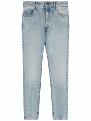 

Logo-print faded jeans, Palm Angels Logo-print faded jeans