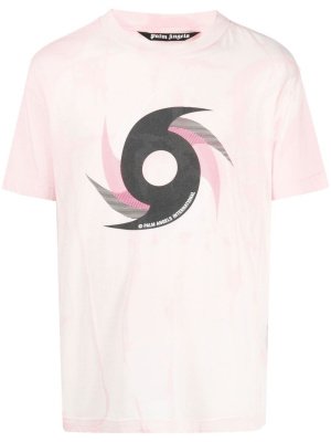 

Hurricane Devore-print T-shirt, Palm Angels Hurricane Devore-print T-shirt