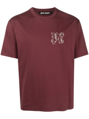 

Monogram cotton T-shirt, Palm Angels Monogram cotton T-shirt