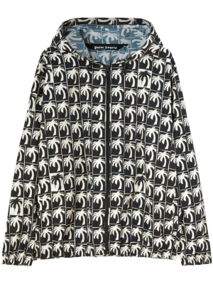 

Dripping Palm hooded jacket, Palm Angels Dripping Palm hooded jacket