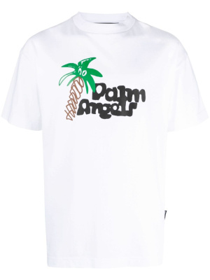 

Sketchy-print cotton T-shirt, Palm Angels Sketchy-print cotton T-shirt